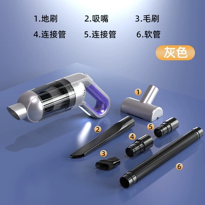 Tozsoranlar Vacuum Cleaner for Car and - zy-3701-c-wireless-gray-purple-spray-paint-2000mah2