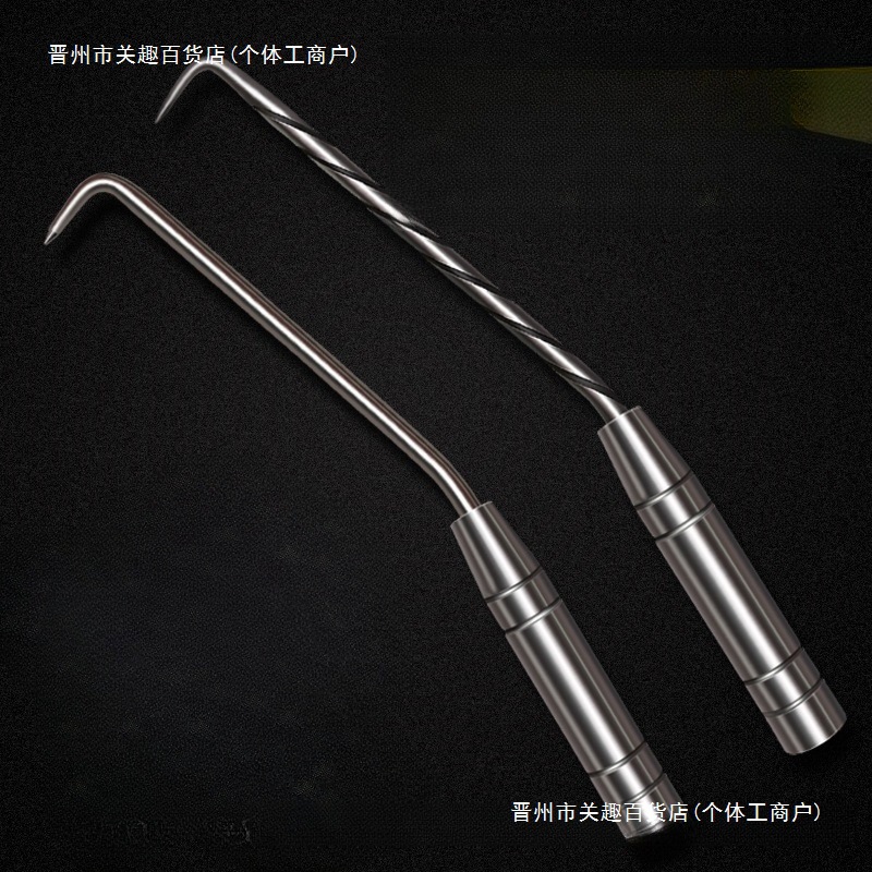 半自动钢筋扎丝钩子实心扎线钩钢筋工绑扎钩子高硬度不锈钢钢新款