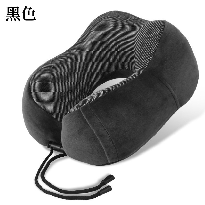 Verano helado sensación fría protección de cuello almohada en forma de U portátil almacenable memoria almohada de cuello de algodón almohada de avión almohada al por mayor existencias
