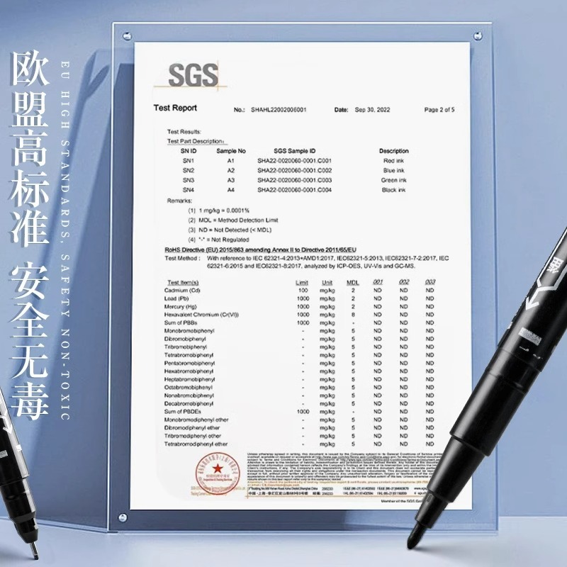 美术专用小学生儿童水性记号笔黑色马克笔幼儿防水双头水性勾线笔|undefined