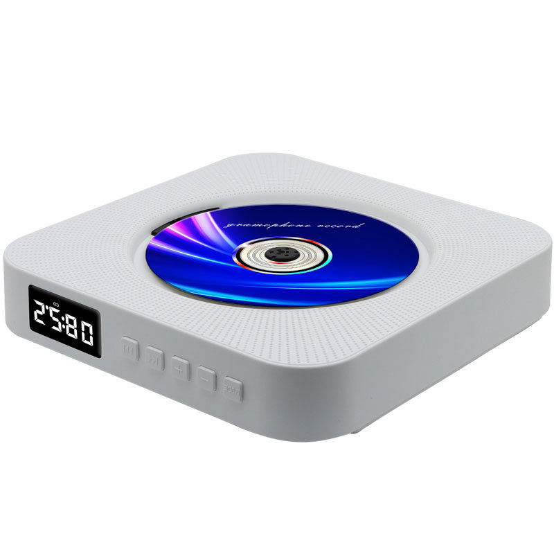 Reproductor de CD bluetooth para niños montado en la pared para el hogar con pantalla que relee la máquina de aprendizaje educativo fetal álbum de música reproductor de CD altavoz