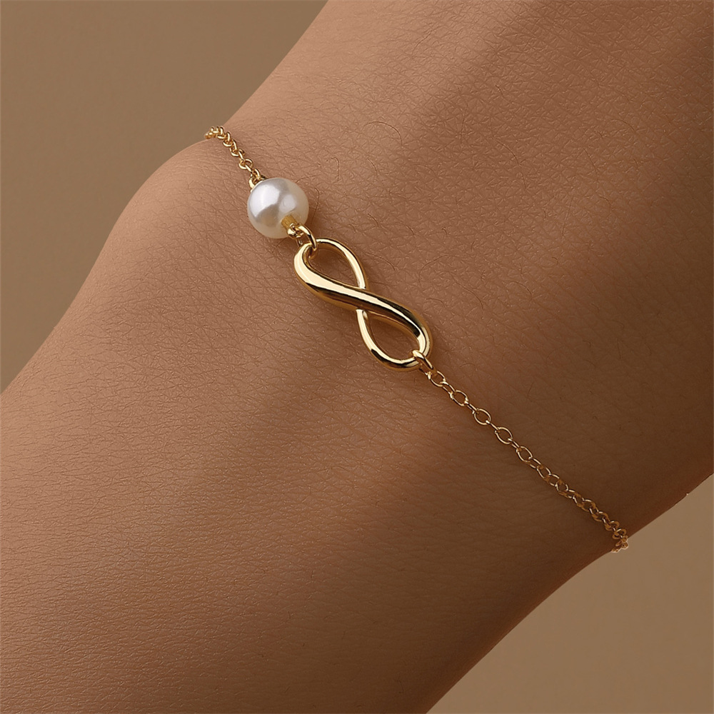 925 sterling silver Chain Material cable chain Chain Type Daily Occasion 925 Sterling Silver Infinity 925 Sterling Silver Cable Chain Bracelets