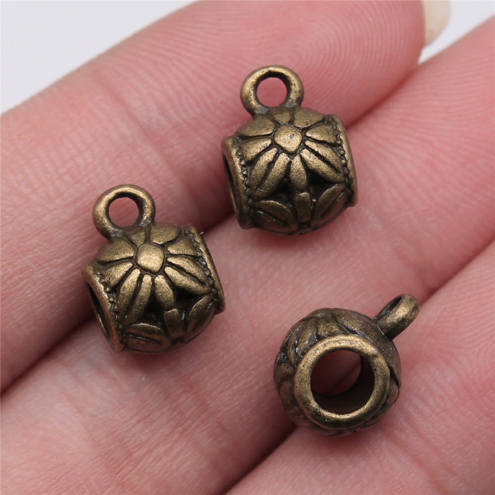 1 Piece 9 * 13mm Alloy Flower Polished Pendant display picture 7
