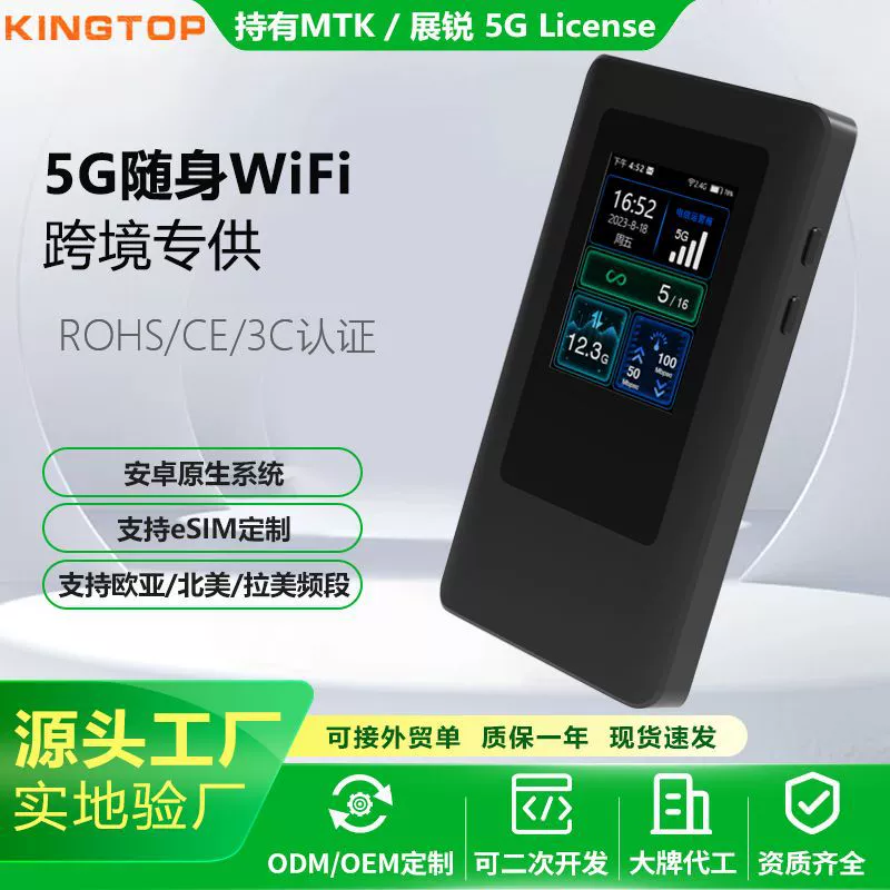 5G портативный Wi‑Fi маршрутизатор для автомобиля, высокоскоростной беспроводной роутер для прямых эфиров и киберспорта, мобильный смарт-плаг‑ин с SIM-картой (MiFi)