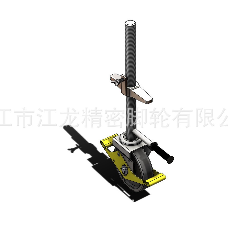 工地脚手架轮子移动龙门架重型欧洲款式鹰架轮 垂直脚手架脚轮