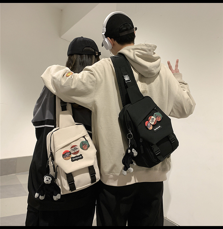 2023 New Leisure Large Capacity Chest Outdoor Versatile Sports Shoulder Bag Waterproof Couple Mobile Phone Student_voghion.com