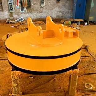 J8 Lifting Electromagnet Traveling Scrap Steel Forklift Suction Cup Excavator Electromagnet Strong Magnetic Suction Cup Round Suction Cup G3