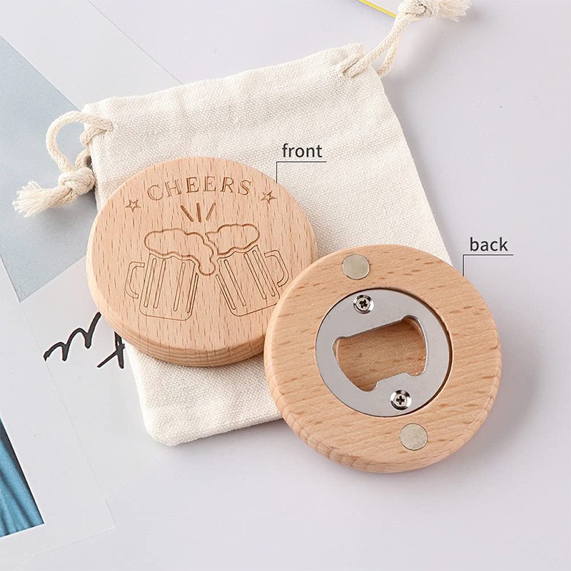 Abrebotellas de haya, herramientas de cocina de madera, abrebotellas de madera al por mayor, abrebotellas de madera personalizadas