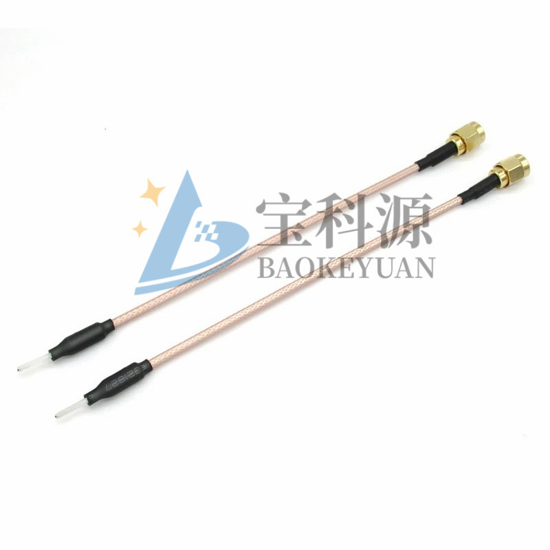 5G/5.8G内置3DB铜管天线图传无人机智能家居RG113线MMCX天线60mm