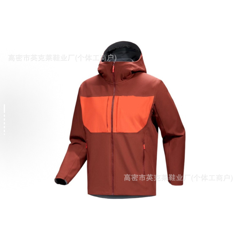 鸟家同款GAMMA伽马系列软壳冲锋衣防风保暖户外连帽抓绒外套男 女|undefined