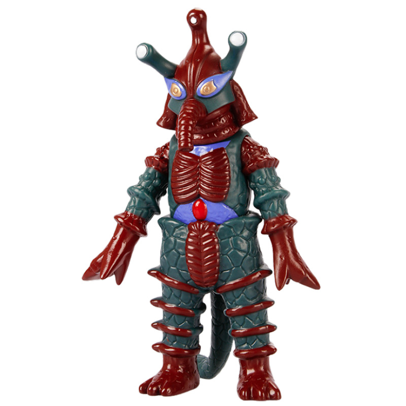 Genuino autorizado Jinjiang Ultraman Soft Goma Monster Toy Ai Lei Wang Lei De Wang Ge Mora Gudun Boy Gift