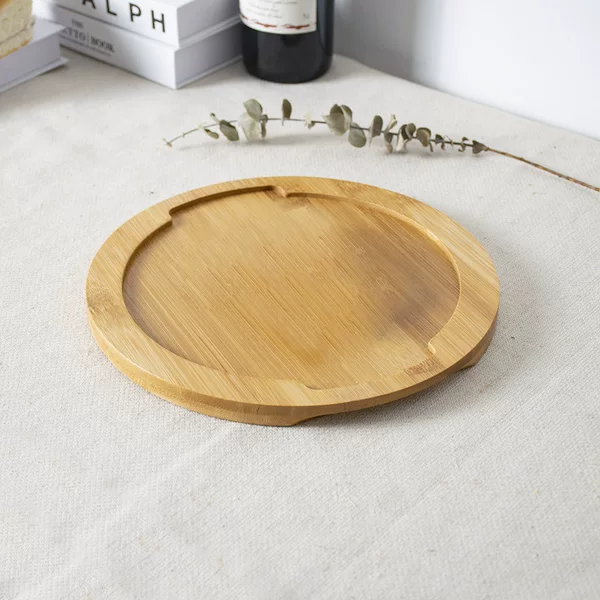 Wooden insulation board household dining table insulation pad hot plate casserole insulation board solid wood tray fruit dessert tray