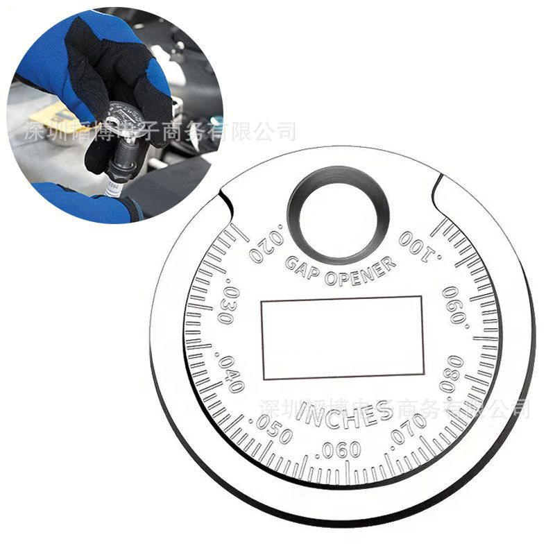 Spark plug gap measuring tool 0.6-2.4mm coin spark plug gauge auto repair tool