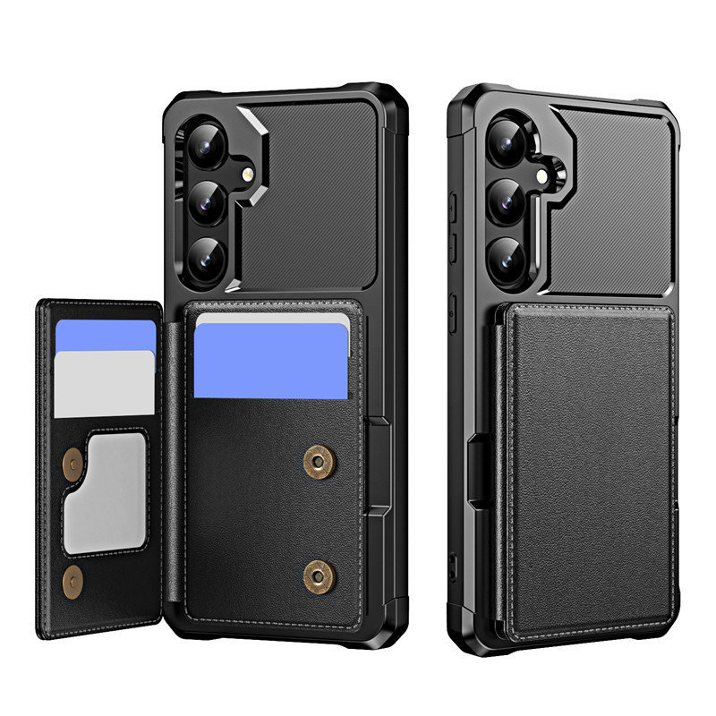 The New Card Holder Is Suitable for Samsung Note20 Phone Cases, Galaxy S10 Left and Right Flip Cover Anti-Fall Protective Cases The New Card Holder Is Suitable for Samsung Note20 Phone Cases, Galaxy S10 Left and Right Flip Cover Anti-Fall Protective Cases