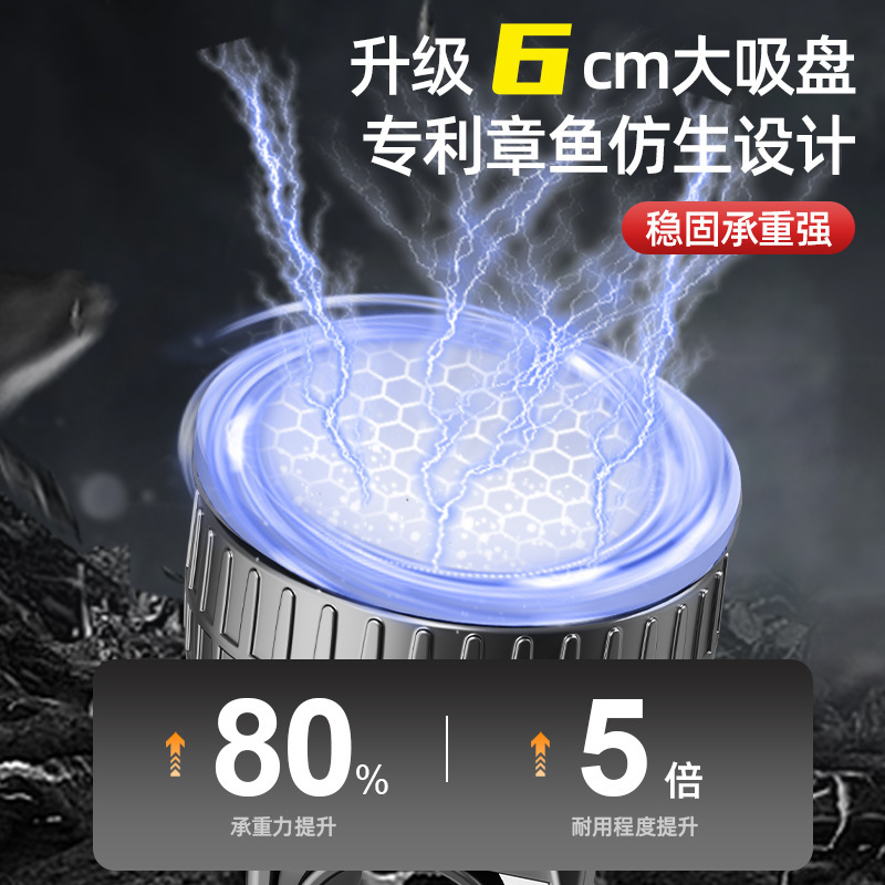 吸盤シャワーブラケット浴室トイレシャワー吸盤浴室多機能パンチフリーシャワー吸盤ベース|undefined