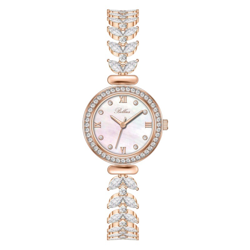 Popular mermaid watch niche simple Women's Watch Full diamond fashion waterproof watch light luxury bracelet watch wholesale