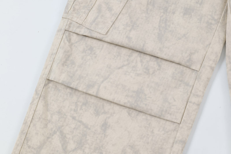 Men's Clothing New Creative Marble Folding Casual Pants for Men and Women Street Fashion Loose Straight Pants_voghion.com