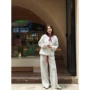 圆领学生宽松春秋运动服