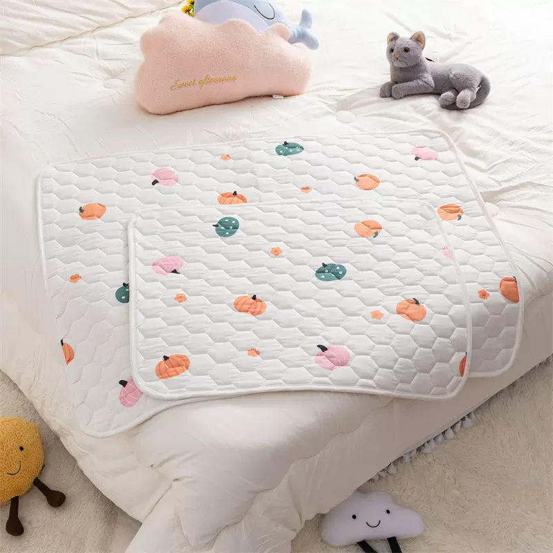 小南瓜防滑防水婴儿A类针织宝宝隔尿垫姨妈垫月经垫生理期床垫