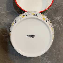 碗陶瓷卡通猫碗猫咪食器狗碗宠物水碗微瑕手绘陶瓷碗食品级