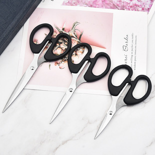 Factory supply stainless steel plastic handle office scissors art scissors household scissors stationery scissors student scissors multi-purpose scissors