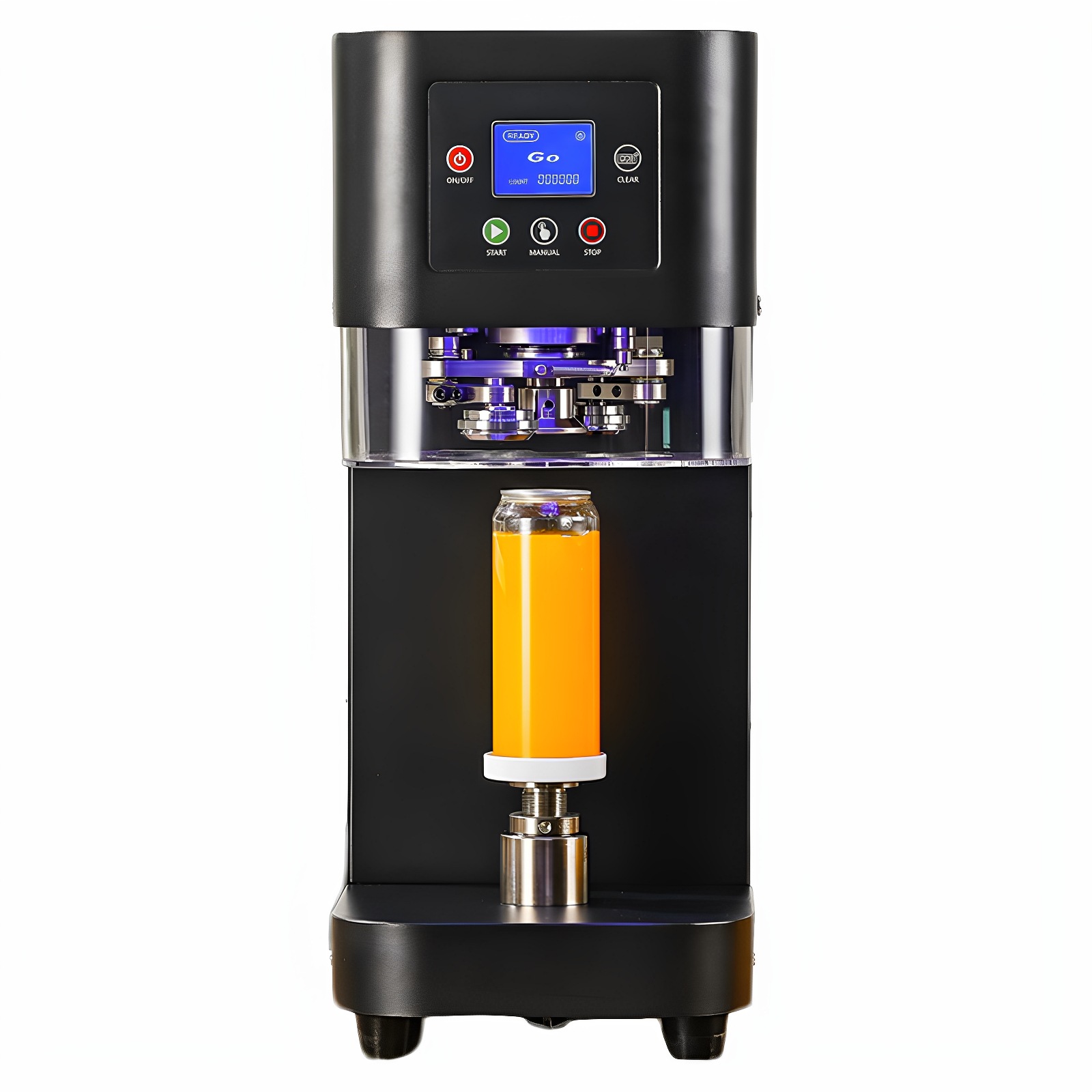 Máquina de sellado de latas completamente automática comercial leche tienda de té cerveza puede máquina de sellado tapa envasado bebidas latas de aluminio máquina de embalaje