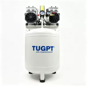 TUGPT Şaquli 60L Kiçik Yağsız Hava Kompressoru Stomatologiya, Ağac Emalı, Qablaşdırma üçün