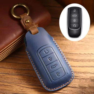 Suitable for Chery Tiggo 8Plus Car key bag - blue