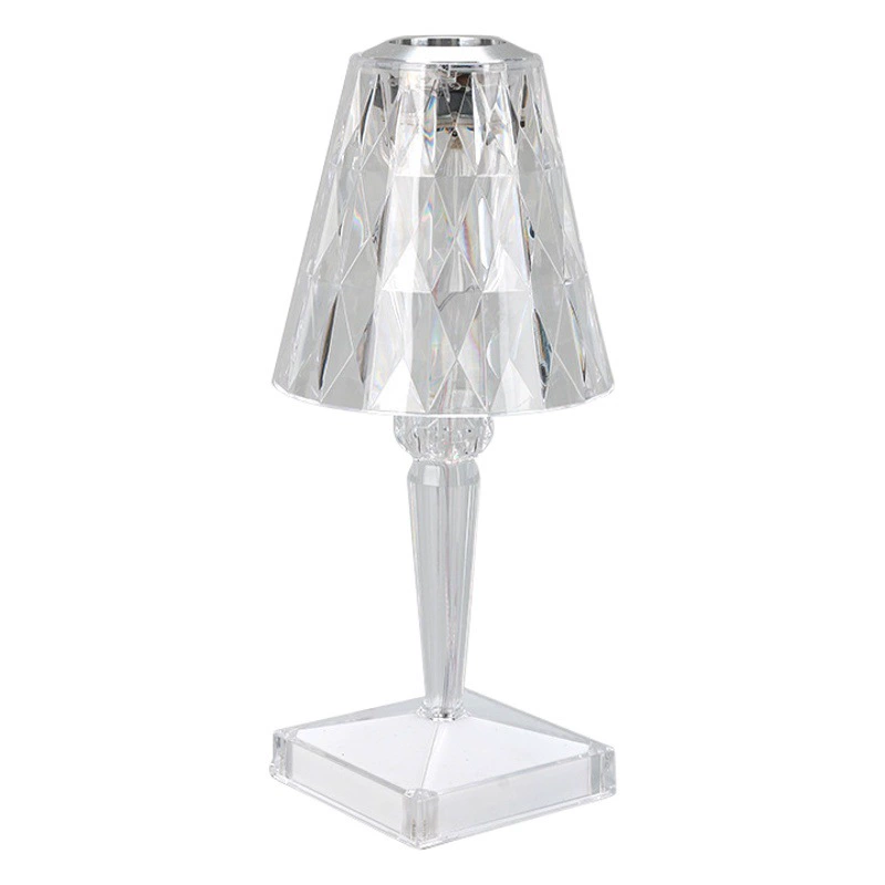 Звуковая Атмосфера Настольная Лампа Bluetooth Хрустальная Настольная Лампа Прикроватная Ночник Маленький Человек Талия Сетка Красный Свет Декоративная Маленькая Настольная Лампа