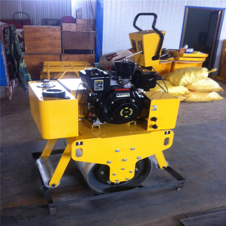 手扶式单轮压路机生产厂家单轮柴油压路机价格单轮汽油压路机配件