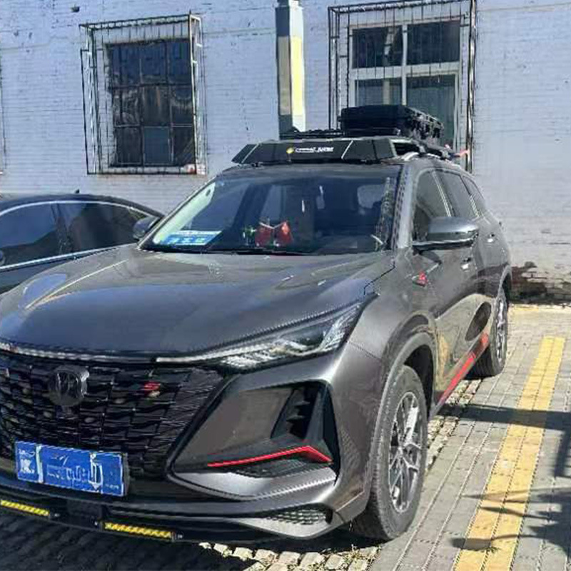 Changan Cs75 Roof Rack Side Tent Explorer Roof Rack Outdoor Off-Road Modification Aluminum Alloy Flat Roof