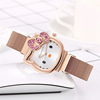 Magnetic cartoon women's watch with bow