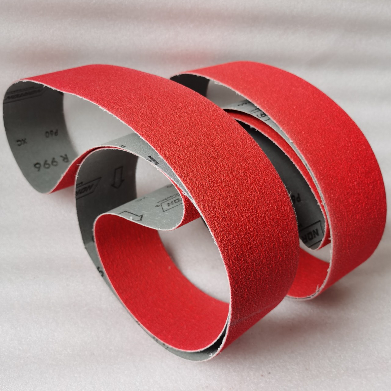 诺顿R998/R996/R976陶瓷砂带钛镍高温合金不锈钢沙带毛刺开粗陶瓷