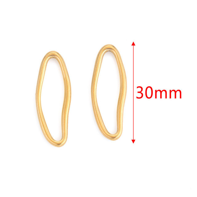 De Acero inoxidable geométrica conector joyería haciendo encontrar pendientes suministros DIY joyería círculo accesorios encanto al por mayor