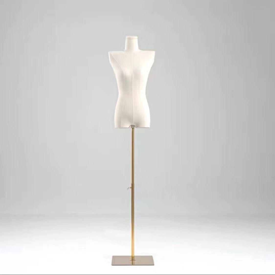 Modelo de busto femenino accesorios hombros planos estante de ropa de estilo coreano estante de ventana maniquí estante de exhibición de cuerpo humano