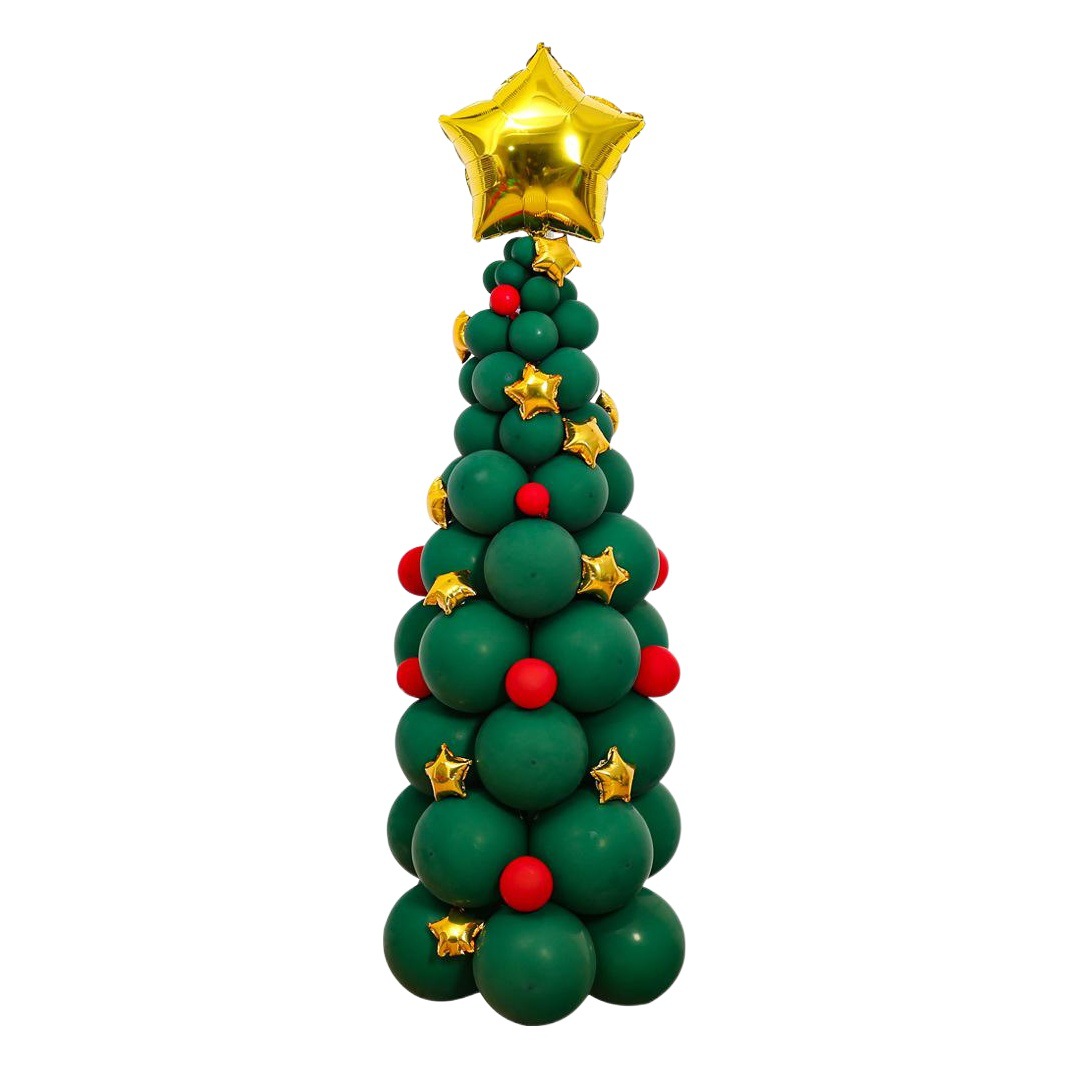 Suministros de decoración de Navidad Regalos de Navidad 2025 Juego de globos de Navidad Combinación Cadena de globos Globos de fiesta de Navidad