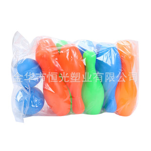 Manufacturers Supply Kidsren's Practice Bowling Plastic Toys Are Available in Multiple Colors and Sizes Are Available