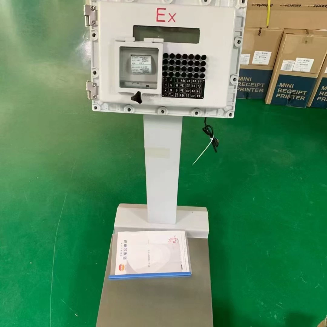 Взрывозащищенные счетчики этикеток Весы Взрывозащищенные этикетки печатные настольные весы 60kg 100kg 200kg