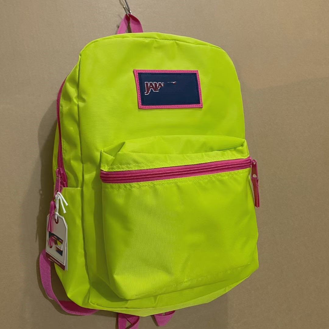 Jess nueva mochila de lona transfronteriza de gran capacidad Escuela Secundaria campus simple pareja mochila