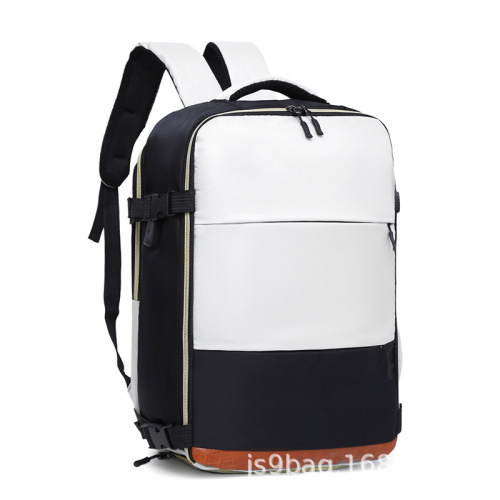 Men and Women Student Laptop Travel Commute Business Dual-Shoulder Bag with Large Capacity USB Backpack
