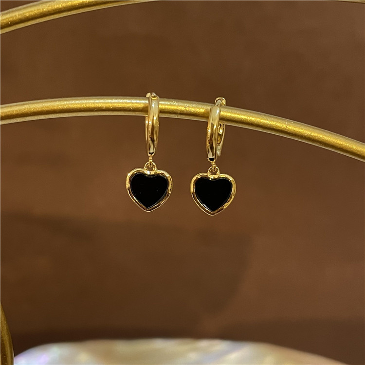 1 Pair Sweet Heart Shape Bow Knot Copper Plating Inlay Zircon Drop Earrings display picture 4