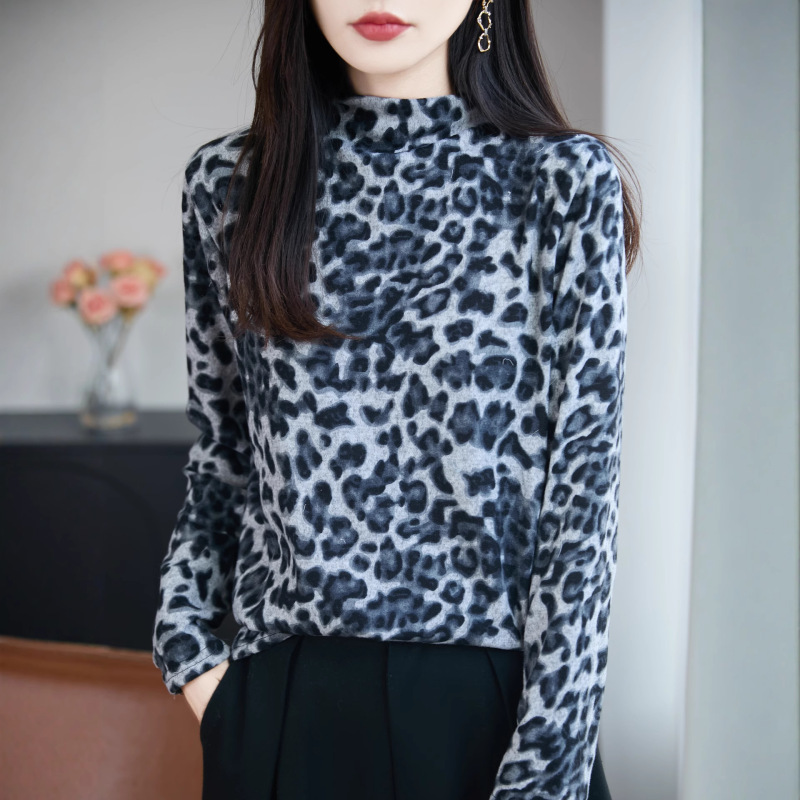 Fine Wool Ethnic Style Half Turtleneck Knitwear for Women Autumn and Winter Retro Embroidered Jacquard Knitwear Factory Direct Supply Wholesale Fine Wool Ethnic Style Half Turtleneck Knitwear for Women Autumn and Winter Retro Embroidered Jacquard Knitwear Factory Direct Supply Wholesale