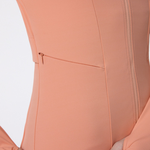 Cross-border autumn and winter sports coat women's quick-drying yoga clothing tops running professional fitness clothing tight long sleeves