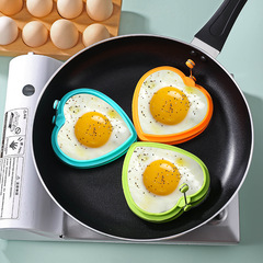 Factory Round Heart Silicone Egg Pancake Molds Cooking Tools Fried Egg Molds