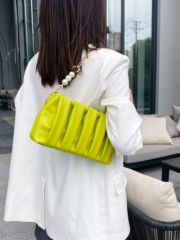 Bolso de moda coreano plegado para mujeres 2026 verano nuevo nicho de lujo pequeño bolso cuadrado de alta calidad de viaje de hombro mochila