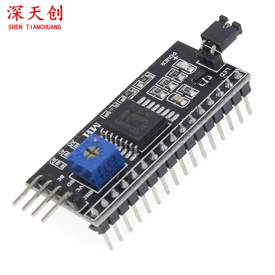 IIC/I2C/Интерфейс LCD1602 Плоска передачи LCD2004 переиздание PCF8574 Расширение