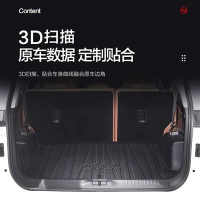 Waterproof Rear Trunk Mat, Trunk Mat