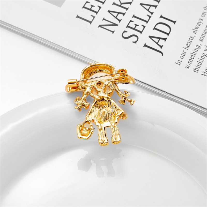 19g Weight Brooches Classification Casual Occasion Acrylic Material Human, Cartoon Character Pattern All Seasons Season Women's Gender Retro, Classic Style Style Retro Classic Style Pin Human Cartoon Character Acrylic Women's Brooches 5