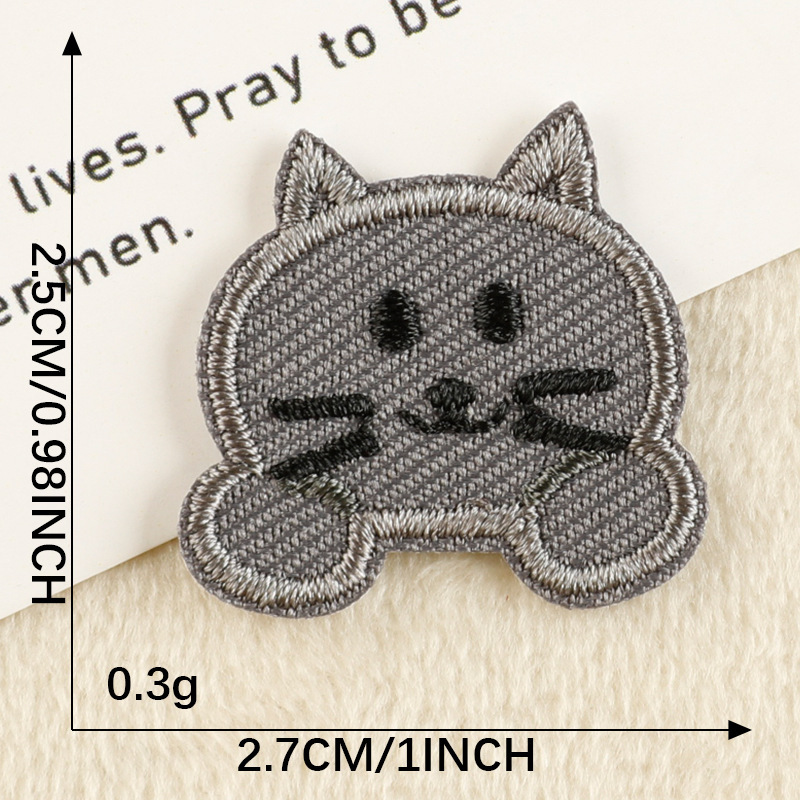 パッチ韓国刺繍パッチクリエイティブ漫画動物食品バッグ DIY アクセサリー한국Wappen パッチ布パッチ|undefined