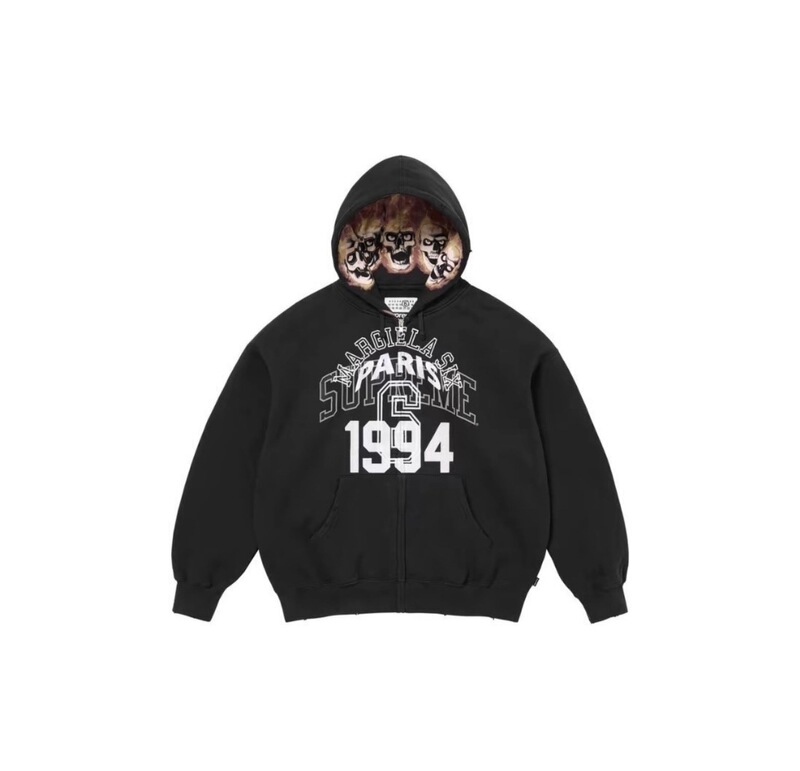 SUP 潮牌HOODED SWEATSHIRT 大LOGO加绒帽衫卫衣|undefined